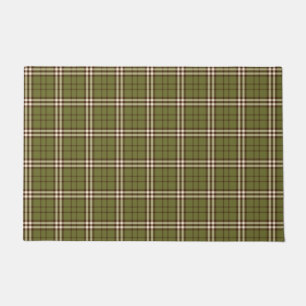 Green Tartan Doormat