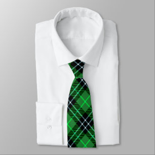 Green Tartan Scottish Plaid Tie