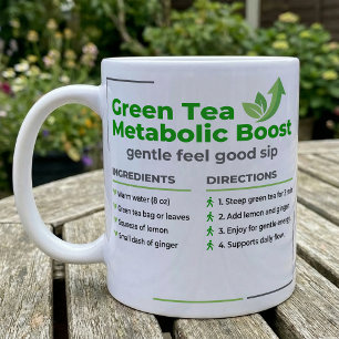 Green Tea Lemon Ginger Steep Guide Coffee Mug