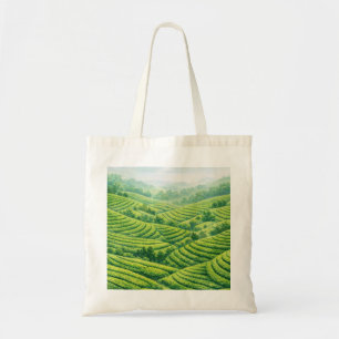 Green Tea Plantation Landscape Tote Bag