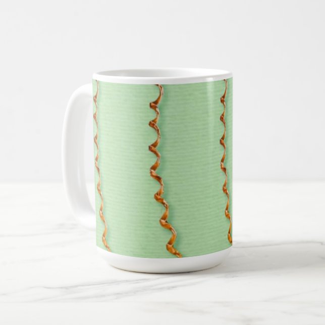 Green tendril mug (Front Left)