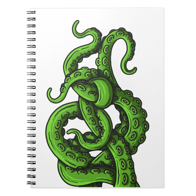Green tentacles notebook (Front)