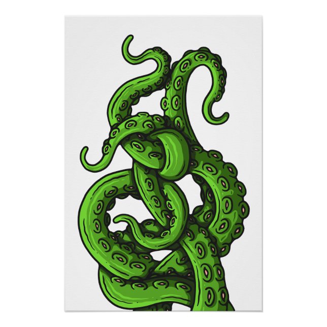 Green Tentacles Poster (Front)