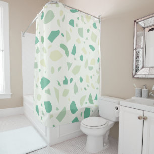 Green terrazzo pattern