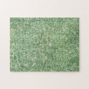 Green Textured Background by Shirley Taylor Jigsaw Puzzle