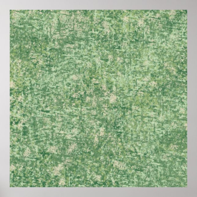 Green Textured Background by Shirley Taylor Poster (Front)