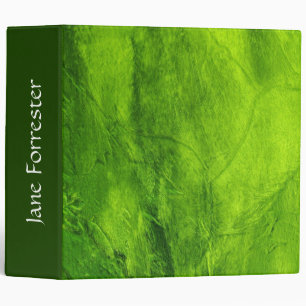 Green Textured Personal Binder
