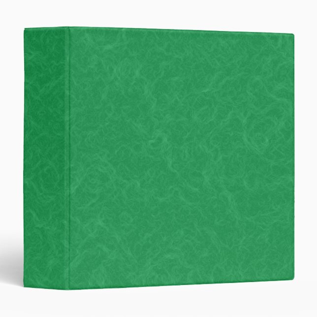 Green textured surface with  swirling pattern binder (Front/Spine)