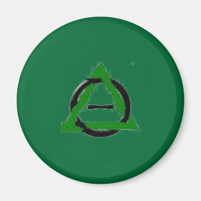 Green therian magnet (Front)