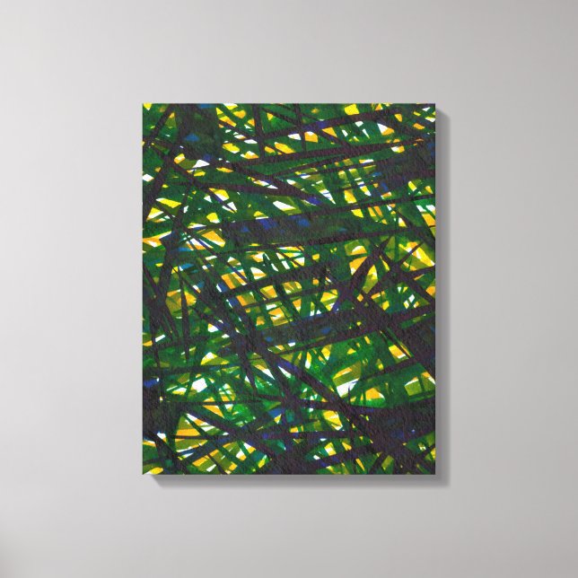 Green Thicket II Canvas Print (Front)