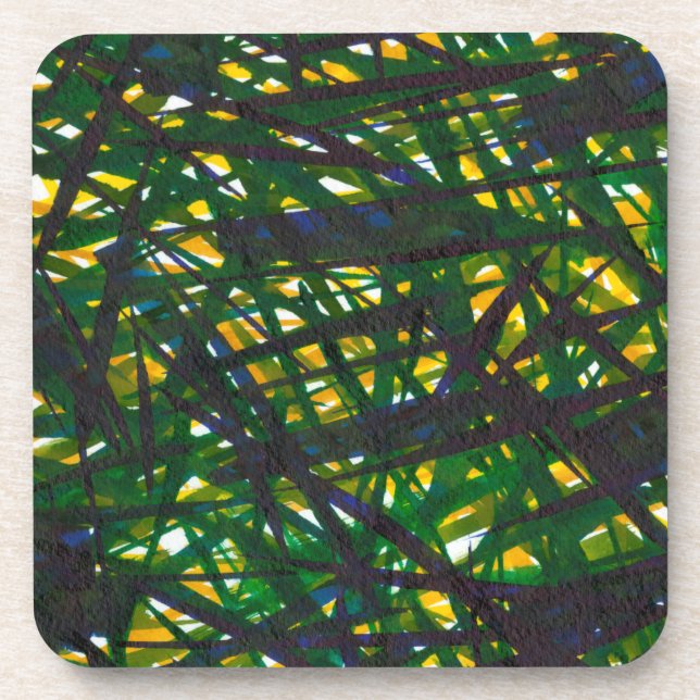 Green Thicket II Coaster (Front)
