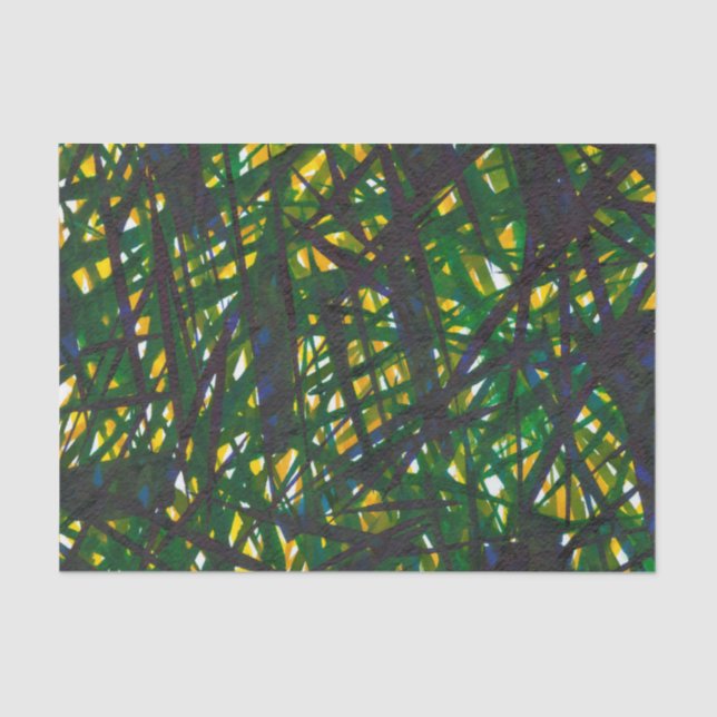 Green Thicket II Tissue Paper (Front)