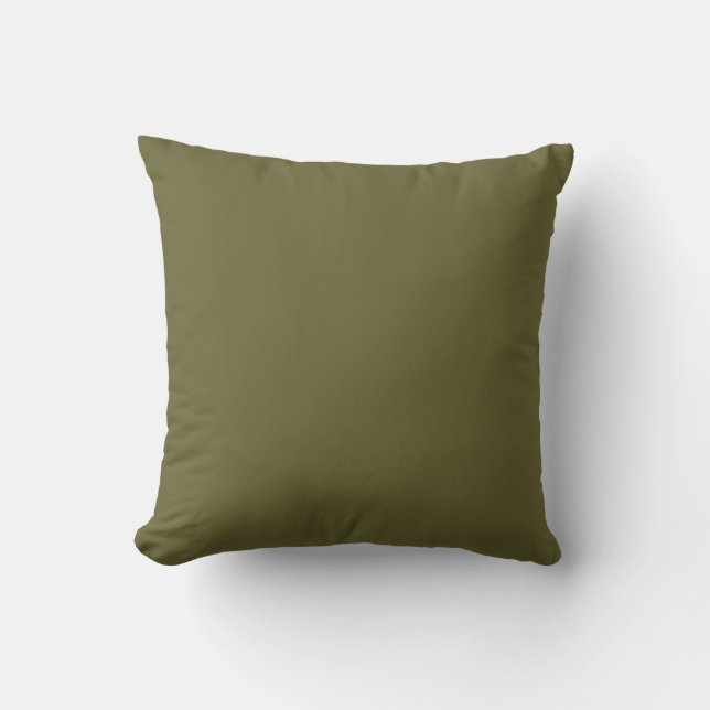 Green Throw Pillow (Front)