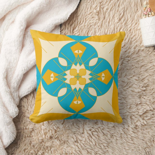 green throw pillow (Blanket)
