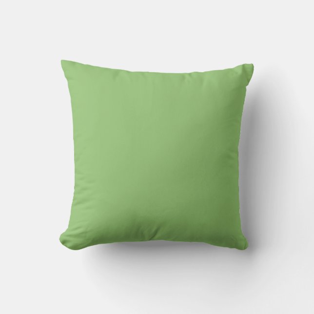 Green Throw Pillow (Front)