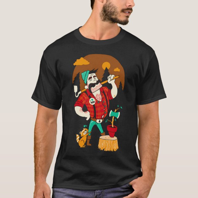 Green Thumberjack T-Shirt (Front)
