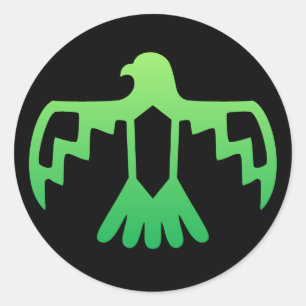 Green Thunderbird Sticker