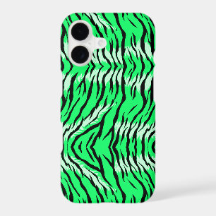 Green Tiger Animal Skin Pattern Design 