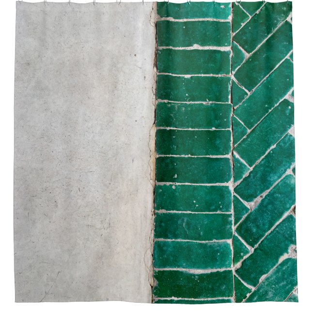 Green tiled pavement (Front)