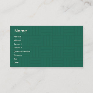 Green Tiles - Business Card