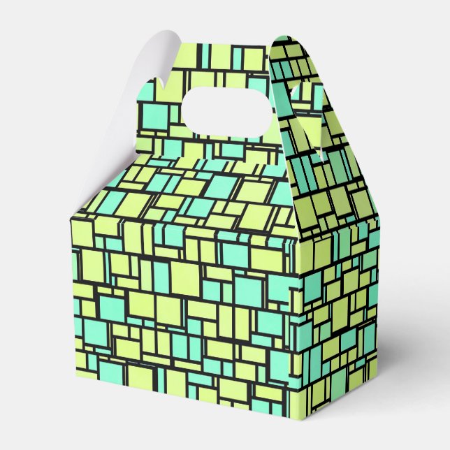 Green TIles Favor Box (Front Side)