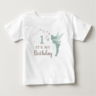 Green Tinker Bell Girl Birthday Baby T-Shirt