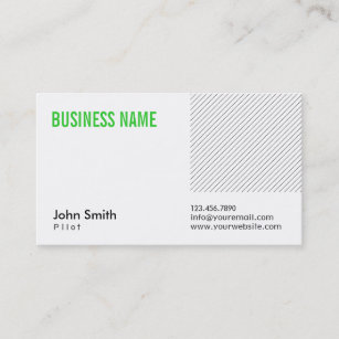 Elegant 30 Aviator Business Card