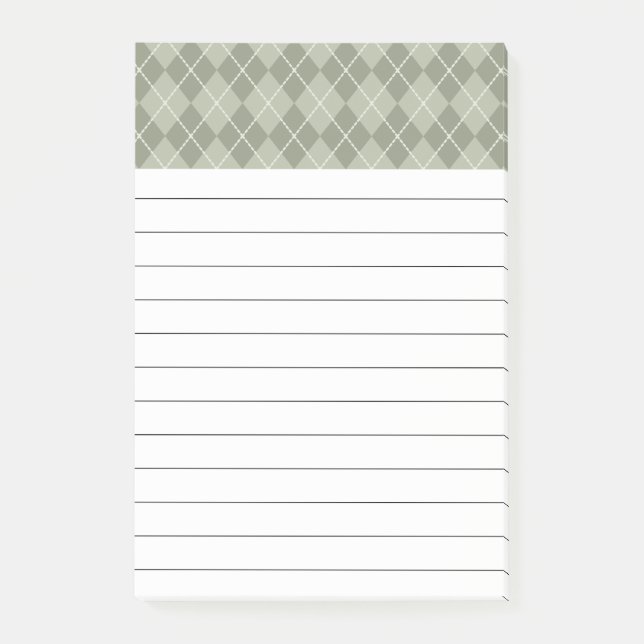 Green To Do List Post It Notes (Front)