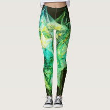 Green Toned Abstract Colours on Customized Modern