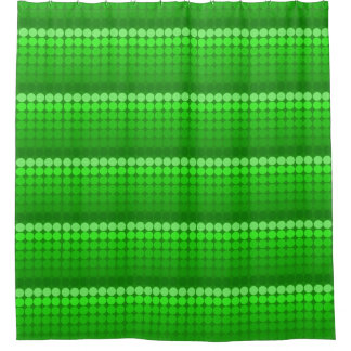 Green tones Mid century mod dots circles