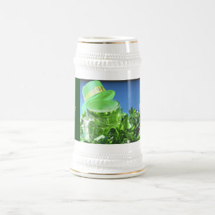 Green Top Hat & Green Beer - Stein