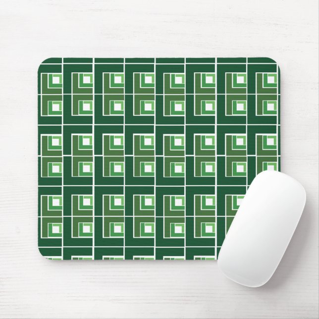 Green Topsy Turvy  Mouse Pad (With Mouse)