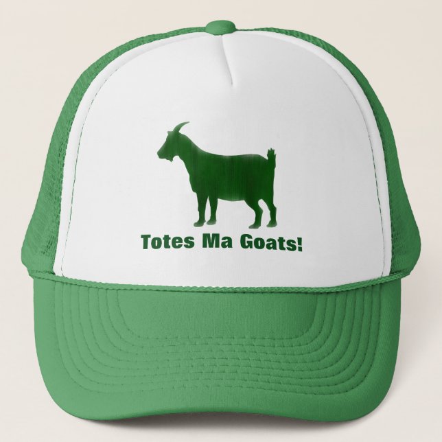 Green Totes Ma Chèvres Aquarelle Casquette (Devant)