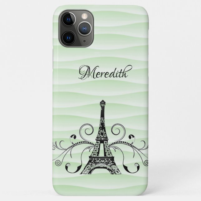 Green Tour Eiffel Coque-Mate coque iphone (Dos)