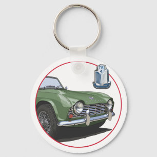 Green TR4 Keychain