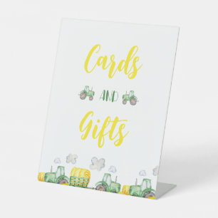 Green Tractor Farm Birthday Cards & Gifts Sign