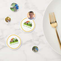 Green Tractor | Farm Theme Birthday Party Decor