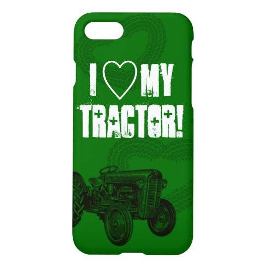 Green Tractor Love iPhone 7/6 Plus Case