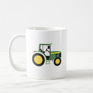 Green Tractor Mug
