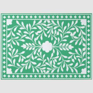 Green Traditional Bone Inlay Decoupage Paper