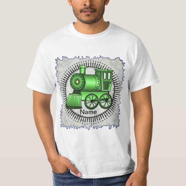Green Train  T-Shirt (Front)
