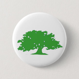 Green Tree 2 Inch Round Button