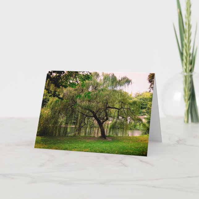Green tree card (Front)