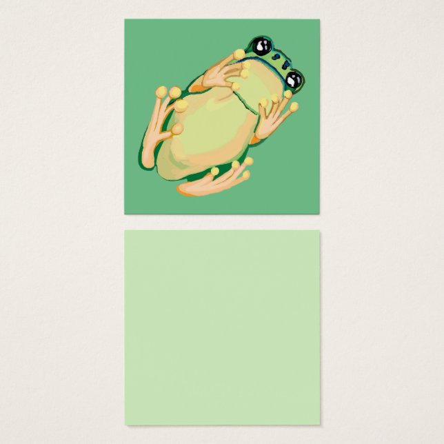 Green tree frog (Front & Back)