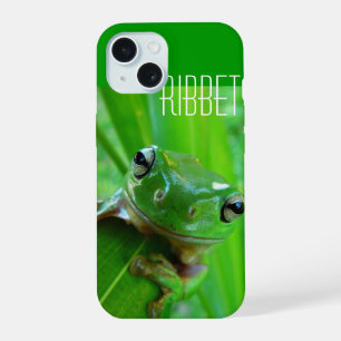 Green Tree Frog iPhone 15 Case