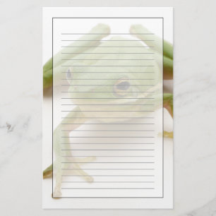 Green Tree Frog Stationery