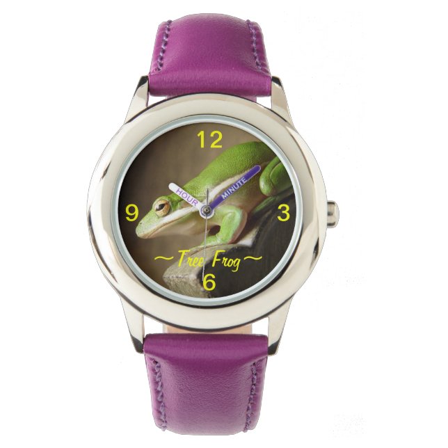 Green tree frog Watch (Front)