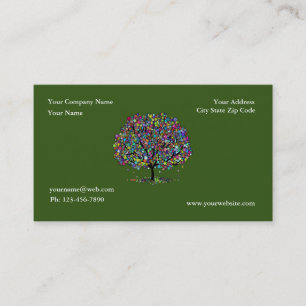 Green Tree Garden Lawn Care and Landscape Business Card