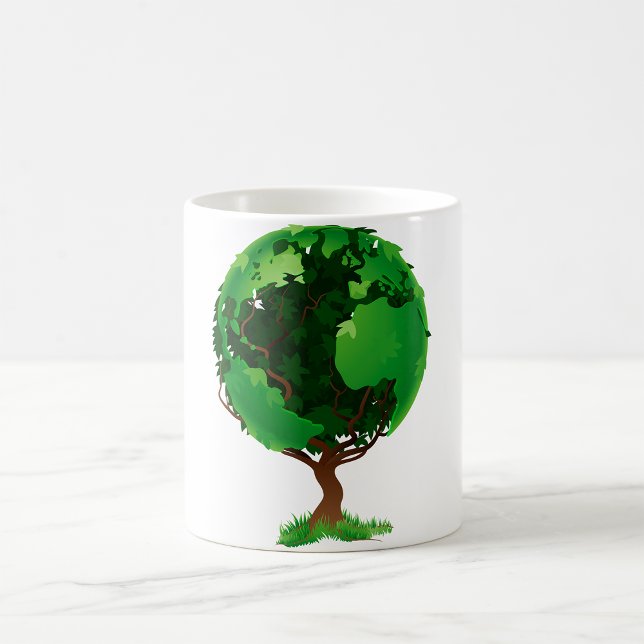 Green Tree Globe Mug (Creator Uploaded)