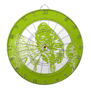 Green tree (leaves) dartboard